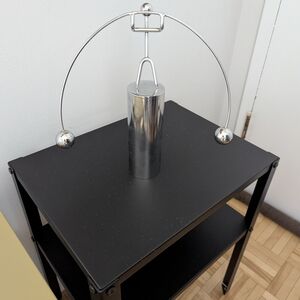 Silver Kinetic Balance Sculpture